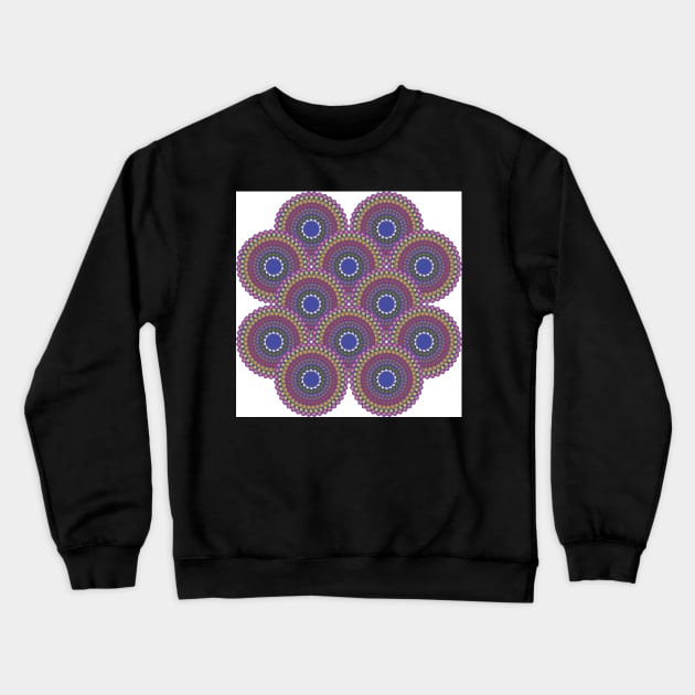 Mandala Dreams Crewneck Sweatshirt by FrancesPoff